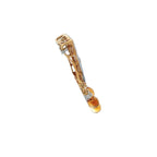 18k Yellow Gold Citrine & White Diamonds Pendant