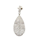 18k White Gold White Diamonds Pendant