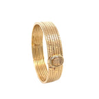 18k Yellow Gold Yellow Sapphire Bangle