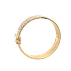 18k Yellow Gold Yellow Sapphire Bangle