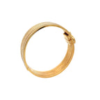 18k Yellow Gold Green Sapphire Bangles
