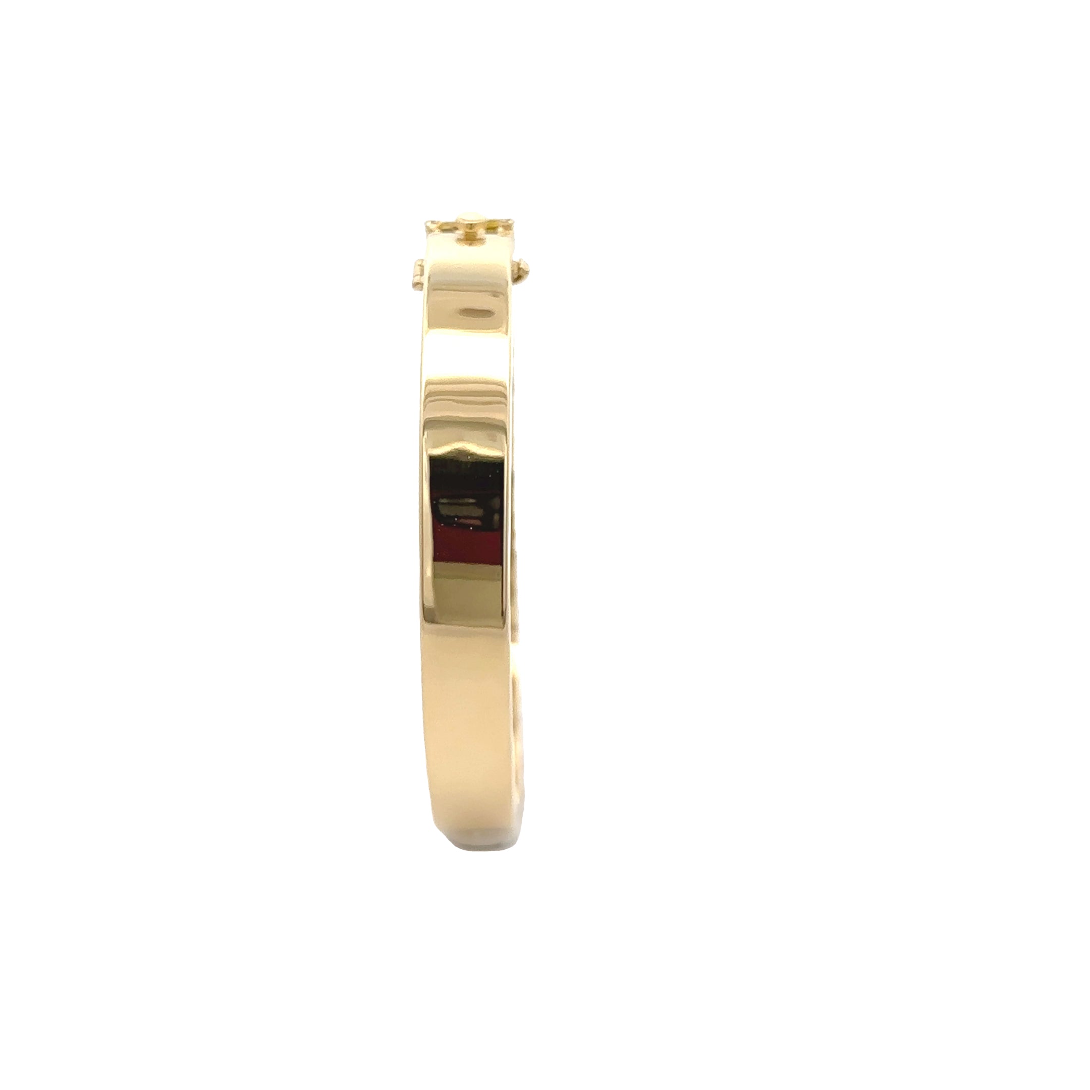 18k Yellow Gold Mix Sapphire & White Diamonds Bangles