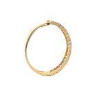 18k Yellow Gold Mix Sapphire & White Diamonds Bangles