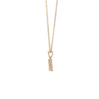 9k Yellow Gold White Diamonds Necklace