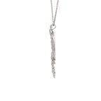 18k White Gold White Diamonds Pendant