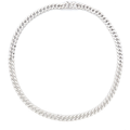 18k White Gold White Diamonds Necklace