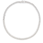 18k White Gold White Diamonds Necklace