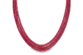 18k Yellow Gold Ruby Necklace