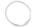 Elegant White Gold with White Diamonds  Necklace