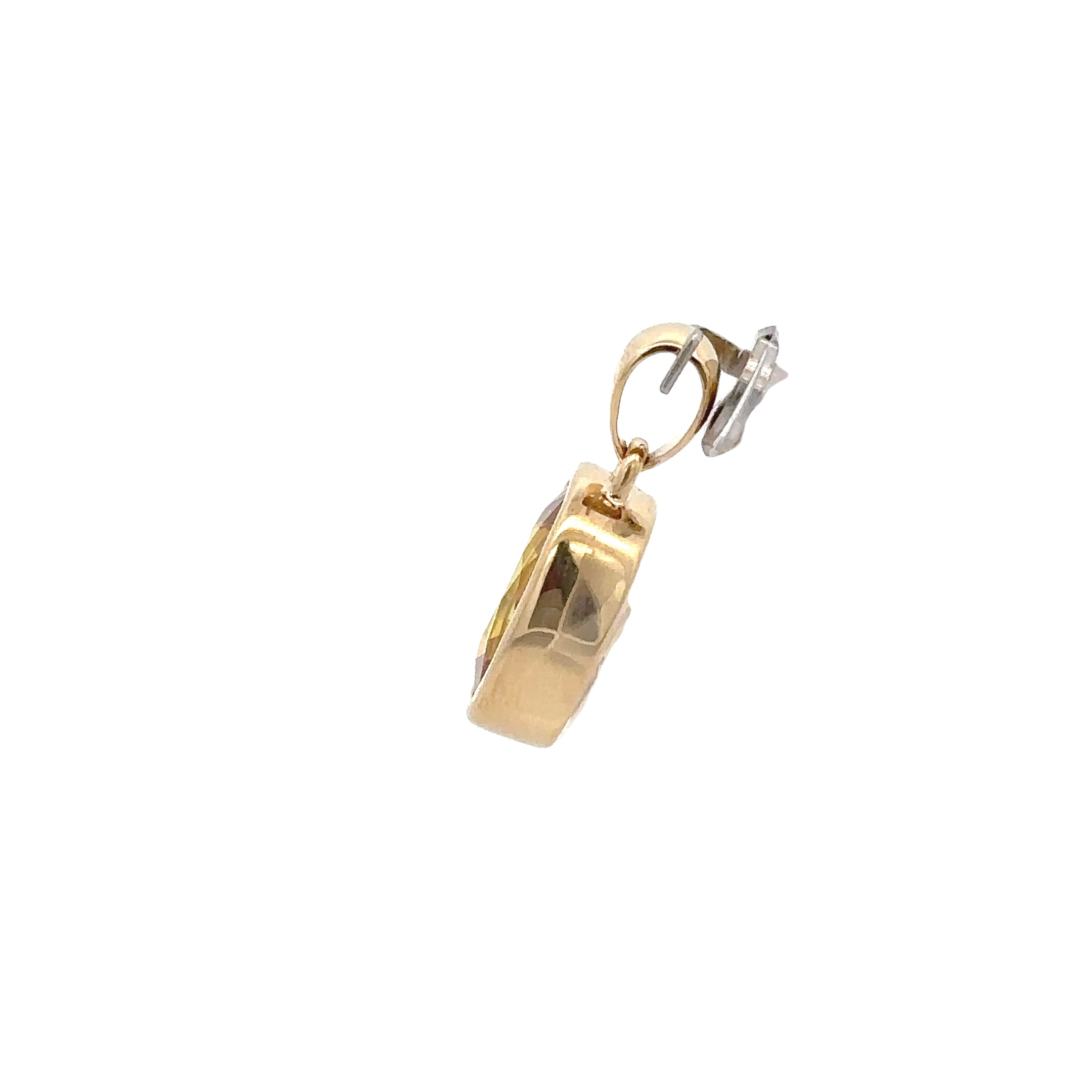 18k Yellow Gold Yellow Sapphire Pendants