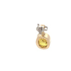 18k Yellow Gold Yellow Sapphire Pendants