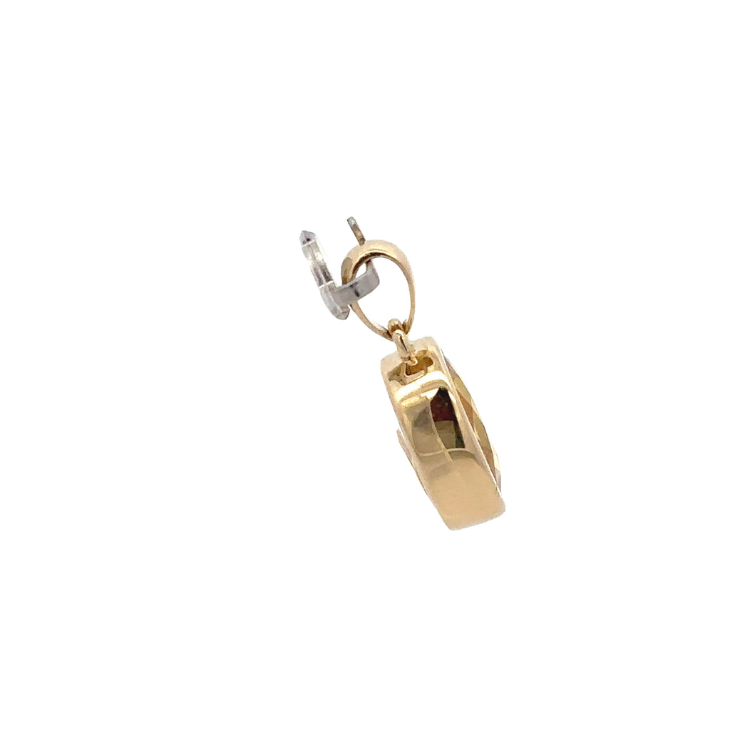 18k Yellow Gold Yellow Sapphire Pendants