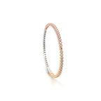 18k White & Pink & Yellow Gold White Diamonds Bangles