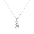 18k White Gold White Diamonds Pendants