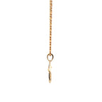 18k Yellow Gold White Diamonds Pendants