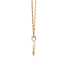 18k Yellow Gold White Diamonds Pendants
