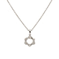 18k White Gold White Diamonds Pendant