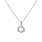 18k White Gold White Diamonds Pendant