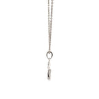 18k White Gold White Diamonds Pendant