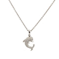 18k White Gold White Diamonds Pendant