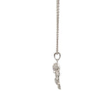18k White Gold White Diamonds Pendant