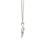 18k White Gold White Diamonds Pendant