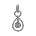 18k White Gold White Diamonds Pendants