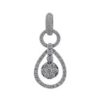 18k White Gold White Diamonds Pendants