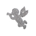 18k White Gold White Diamonds Pendant