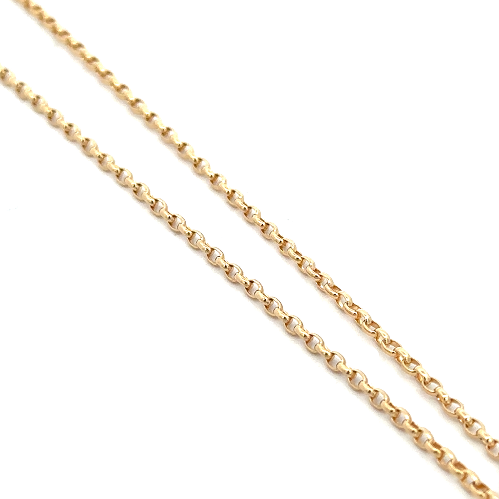 18K White Gold 18-Inch Chain