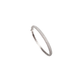 18k White Gold White Diamonds Bangle