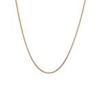 Honey comb weave 18k yellow gold chain 18 inch