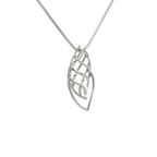 18k White Gold White Diamonds Pendant