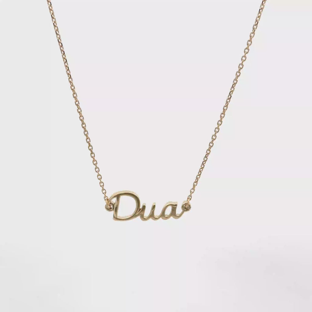 Elegant Gold Name Necklace
