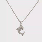 18k White Gold White Diamonds Pendant