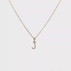 9k Yellow Gold White Diamonds Necklace
