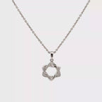 18k White Gold White Diamonds Pendant