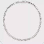 18k White Gold White Diamonds Necklace