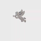 18k White Gold White Diamonds Pendant