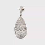 18k White Gold White Diamonds Pendant