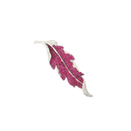 Elegant Feather Brooch